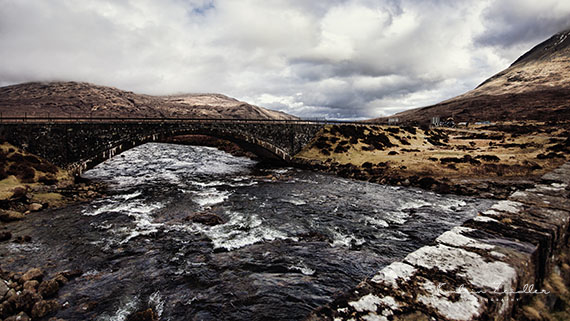 Landschaftsfotografie Schottland Sky Carbost Fluss River 2