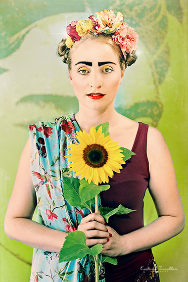 Porträtfoto - im Zeichen von Frida Kahlo